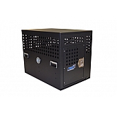Owens Products Dog Box Crate Aluminum 1 Door Black - 55308