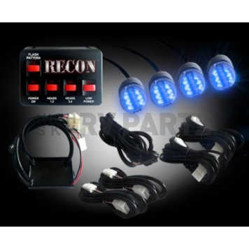 Recon Accessories Strobe Light Kit 26419BL-1