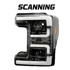 Recon Accessories Headlight Assembly 264372BKC