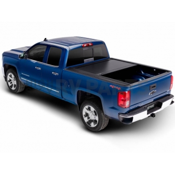 Retrax Tonneau Cover Hard Manual Retractable Black Matte Powder Coated Polycarbonate - 60481-1