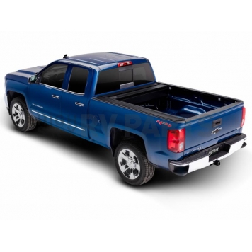 Retrax Tonneau Cover Hard Manual Retractable Black Matte Powder Coated Polycarbonate - 60481-2