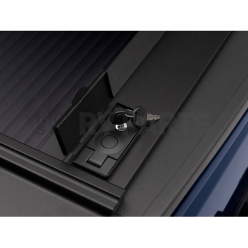 Retrax Tonneau Cover Hard Manual Retractable Black Matte Powder Coated Polycarbonate - 60481-4