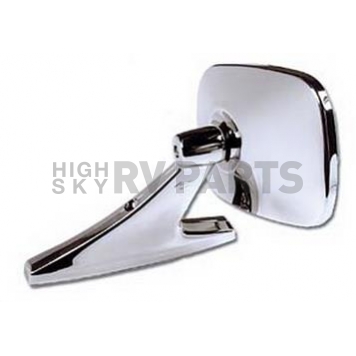 CIPA USA Exterior Mirror Oblong Manual Silver Single - 18000