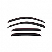 TrailFX Rainguard - Smoke Acrylic Set Of 4 - 14515
