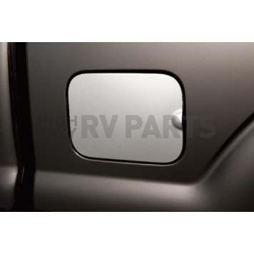 Putco Fuel Door Cover - Chrome Plated Silver ABS Plastic - 401922-1
