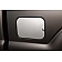 Putco Fuel Door Cover - Chrome Plated Silver ABS Plastic - 401922
