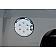 Putco Fuel Door Cover - Chrome Plated Silver ABS Plastic - 401989