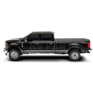 Retrax Tonneau Cover Hard Manual Retractable Black Matte Powder Coated Aluminum - 80335-1