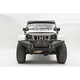Fab Fours Bumper 1-Piece Design Steel Black - GR1010-1