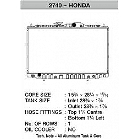 CSF Radiator 2740