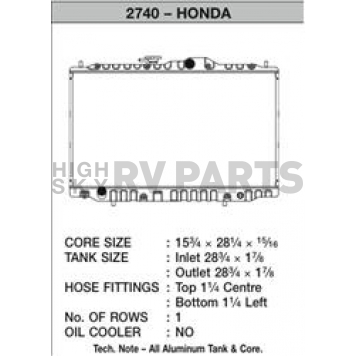 CSF Radiator 2740