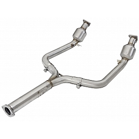 AFE Exhaust Twisted Steel Y-Pipe - 48-36104-YC