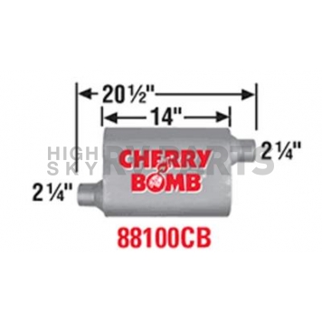 Cherry Bomb Vortex Exhaust Muffler - 88100CB