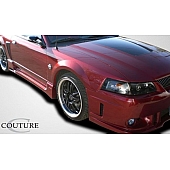 Extreme Dimensions Side Skirt - Matte Polyurethane Black Set of 2 - 105798