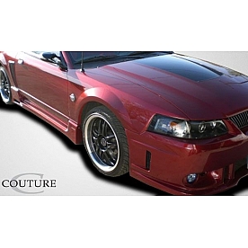 Extreme Dimensions Side Skirt - Matte Polyurethane Black Set of 2 - 105798