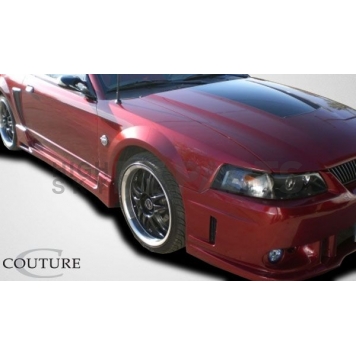 Extreme Dimensions Side Skirt - Matte Polyurethane Black Set of 2 - 105798