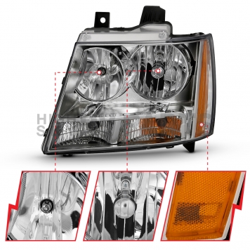 ANZO USA Headlight Assembly 111475-1