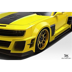 Extreme Dimensions Fender Flare - Black Fiberglass Reinforced Plastic Matte Set Of 2 - 113058