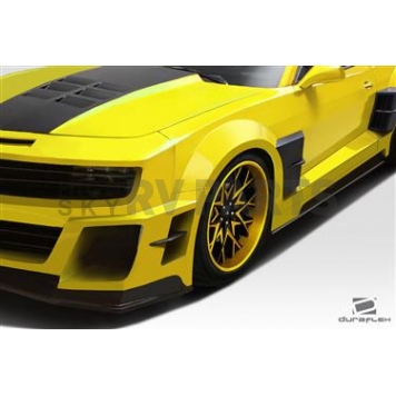 Extreme Dimensions Fender Flare - Black Fiberglass Reinforced Plastic Matte Set Of 2 - 113058