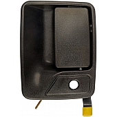 Help! By Dorman Exterior Door Handle - Plastic Black Single - 79306