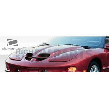 Extreme Dimensions Hood - Primered Fiberglass Black - 103062-2