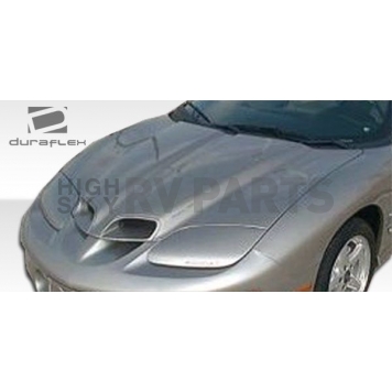 Extreme Dimensions Hood - Primered Fiberglass Black - 103062-3