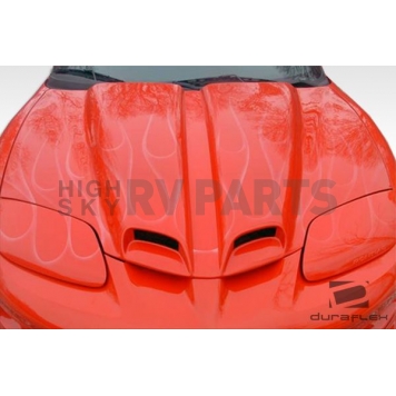 Extreme Dimensions Hood - Primered Fiberglass Black - 103062-5
