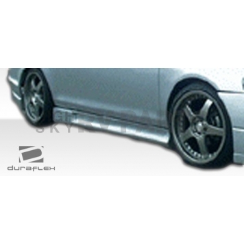 Extreme Dimensions Side Skirt - Primered Fiberglass Reinforced Plastic Black Set of 2 - 101694-1