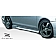 Extreme Dimensions Side Skirt - Primered Fiberglass Reinforced Plastic Black Set of 2 - 101694