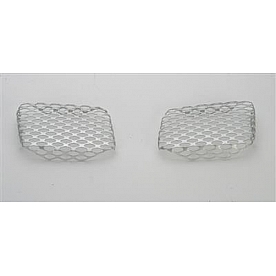 Street Scene Bumper Grille Insert Mesh Satin Silver Aluminum - 95077146
