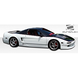 Extreme Dimensions Side Skirt - Primered Fiberglass Reinforced Plastic Black Set of 2 - 103974