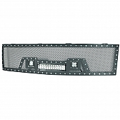 Paramount Automotive Grille - Powder Coated Black Stainless Steel - 480802