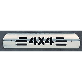 All Sales Center High Mount Stop Light Cover - Silver Polished Sport Aluminum - 42004P