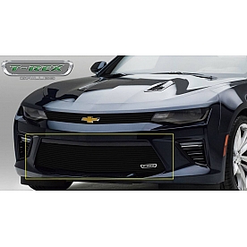 T-Rex Truck Products Bumper Grille Insert Horizontal Bar Powder Coated Black Aluminum - 25033B
