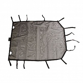 Rugged Ridge Bikini Top Fabric Black - 1357971