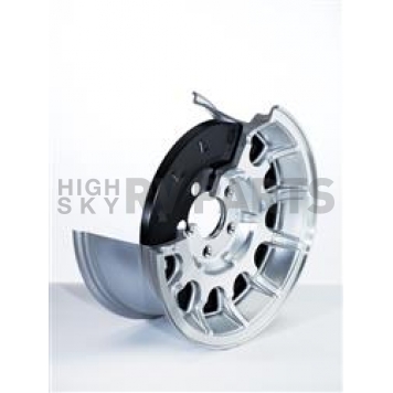 Kleen Wheels Wheel Dust Shield - Aluminum Black Set Of 2 - 2348