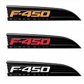 Recon Accessories Emblem - F-450 Super Duty Fenders - 264482BK