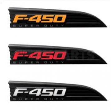 Recon Accessories Emblem - F-450 Super Duty Fenders - 264482BK