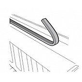 BAK Industries Tonneau Cover Rail Seal 5.41 Feet - PARTS-326A0004