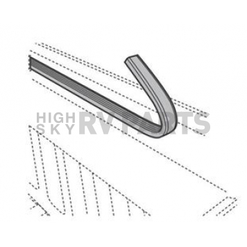 BAK Industries Tonneau Cover Rail Seal 5.41 Feet - PARTS-326A0004