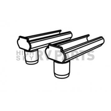 BAK Industries Tonneau Cover Rail Drain Valve Set Of 2 - PARTS-356A0011