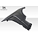 Extreme Dimensions Fender - Fiberglass Black Primered Set Of 2 - 108769