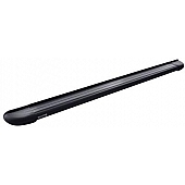 Romik USA Running Board Black Anodized Aluminum Stationary - 21341419