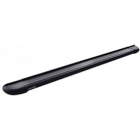 Romik USA Running Board Black Anodized Aluminum Stationary - 21341419