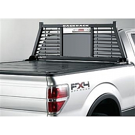 BackRack Headache Rack Steel Black Powder Coated Louvered - 148LV