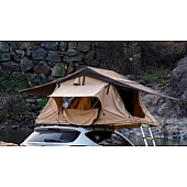 AirBedz Tent Vehicle Rooftop - Sleeps 2 To 3 Adults - Khaki/ Orange