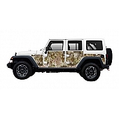 MEK Magnets Body Protector Kit - Matte Cast Vinyl Wrapped Magnet Panel Kryptek Highlander - 4012