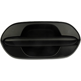 Help! By Dorman Exterior Door Handle - Plastic Black Single - 81090