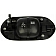 Help! By Dorman Exterior Door Handle - Plastic Black Single - 81090