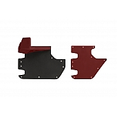 Fab Fours Body Protector Kit - Bare Steel Silver - JK3000B